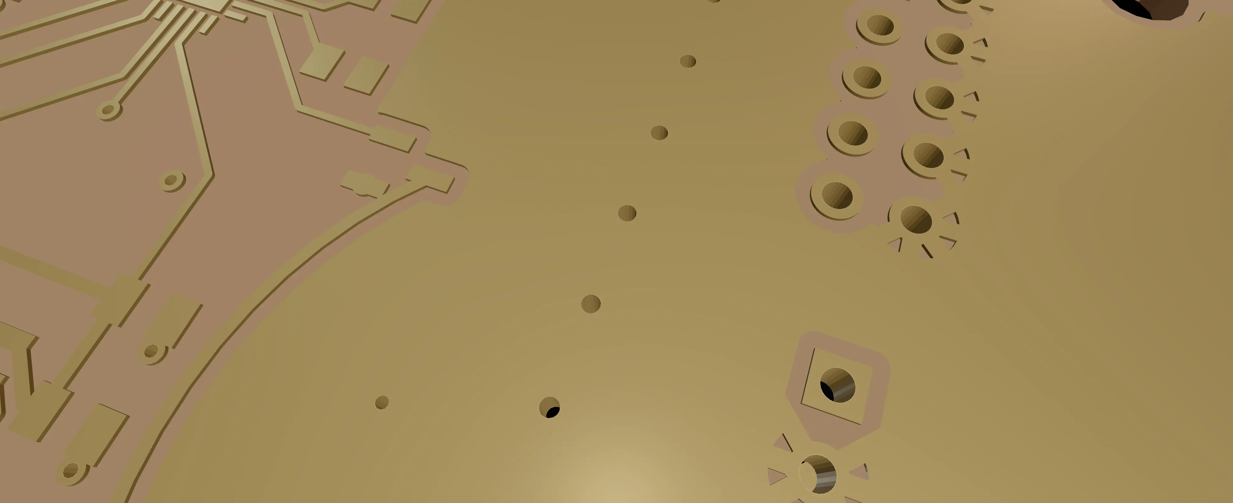Copper only: the ground pour and the clearances it kept.